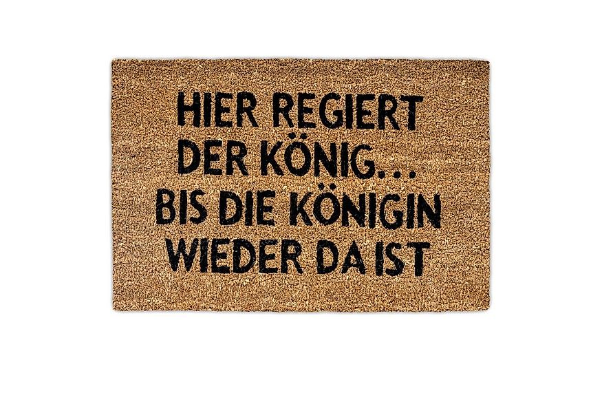 relaxdays Fußmatte Kokos KÖNIGI, Höhe: 10 mm günstig online kaufen