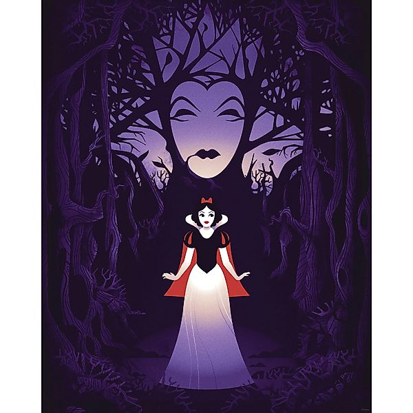 Komar Wandbild Disney Snow White Evil Queen 40 cm x 50 cm Lila günstig online kaufen