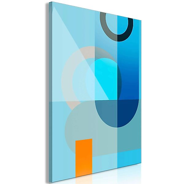 Wandbild - Blue Surface (1 Part) Vertical günstig online kaufen