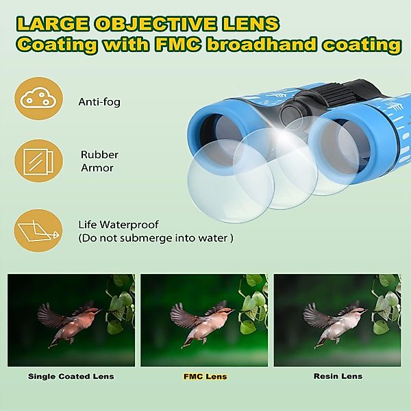 RWEUOQ Fernglas Teleskop Faltbar 4X Magnification günstig online kaufen