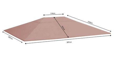 Quick Star Pavillon-Ersatzdach Ersatzdach Antik Pavillon günstig online kaufen