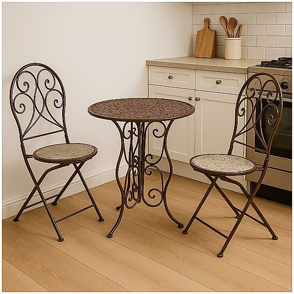 HTI-Living Küchentisch Essgruppe 3-teilig Lani (Set, günstig online kaufen