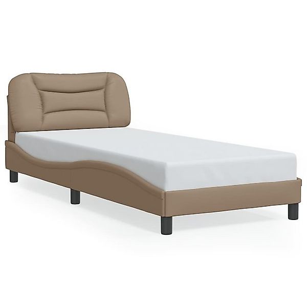 vidaXL Bett Bettgestell ohne Matratze "Hvar" Cappuccino-Braun 80x200 cm Kun günstig online kaufen
