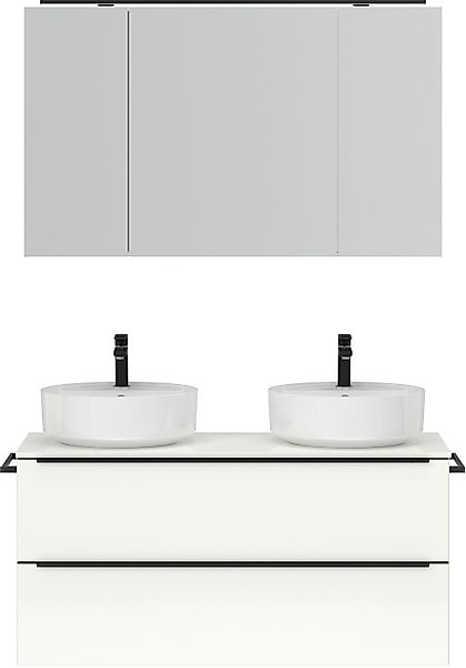 nobilia Badmöbel-Set "Alvene", (2 St., vormontiert, mit Soft-Close), inkl. günstig online kaufen