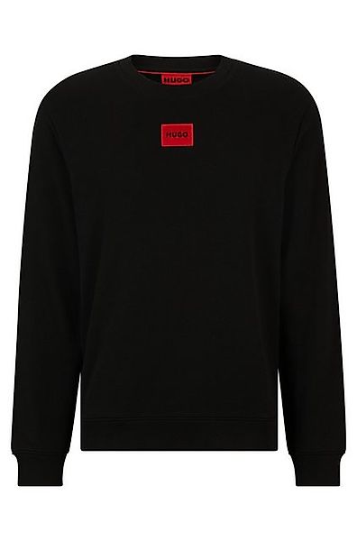 HUGO Sweatshirt Regular-Fit Sweatshirt mit Logo-Etikett günstig online kaufen
