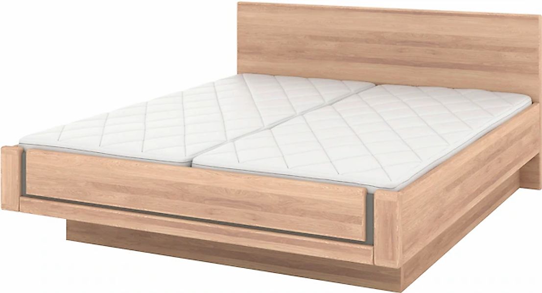 Musterring Holzbett »Sorrent, Bettgestell, Bettrahmen, teilmassiv Eiche«, ( günstig online kaufen