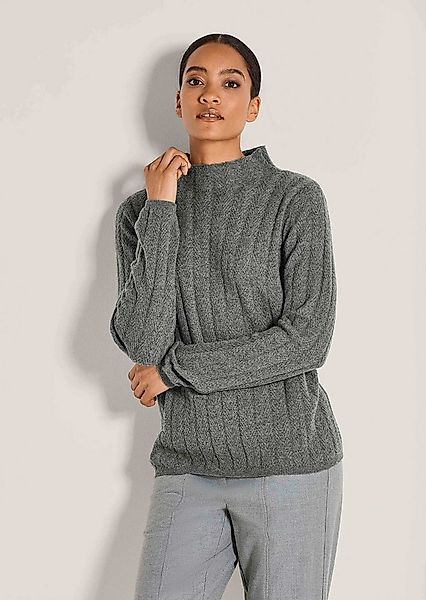 MADELEINE Strickpullover Luxuriöser Strickpullover mit Stehkragen Eleganter günstig online kaufen