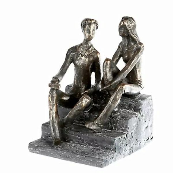 Casablanca by GILDE Skulptur Discussion bronze/silber günstig online kaufen