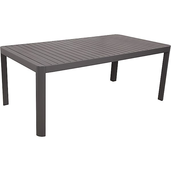 Garden Pleasure Gartentisch Amira ausziehbar Anthrazit Grau 100 cm x 195 cm günstig online kaufen
