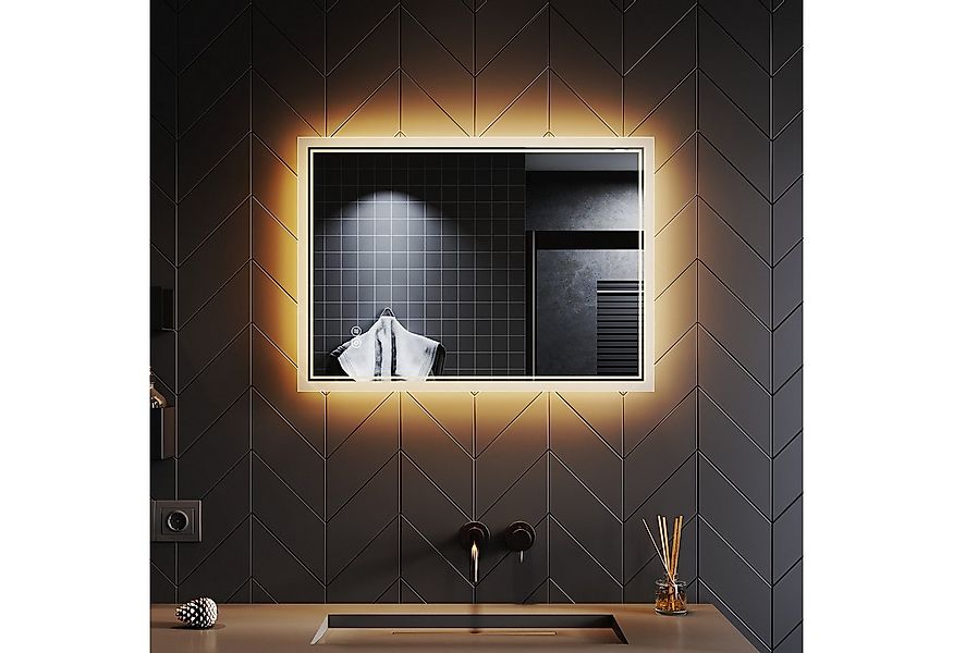 SONNI Badspiegel Beschlagfreie Beleuchtung Badspiegel mit LED-Beleuchtung L günstig online kaufen