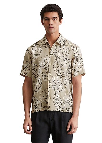 Marc O'Polo Leinenhemd mit floralem Allover günstig online kaufen