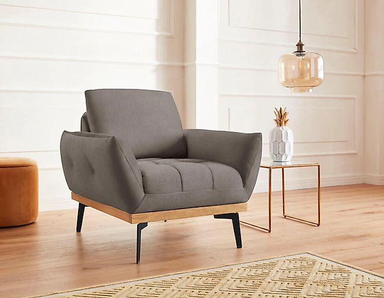 exxpo - sofa fashion Sessel »Palic, Loungesessel mit Rückenverstellung, hoh günstig online kaufen