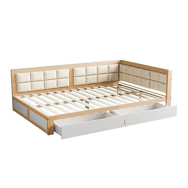 Gotagee Schlafsofa Sofa Holzbett Multifunktionsbett 140x200cm Einzelbett Ta günstig online kaufen