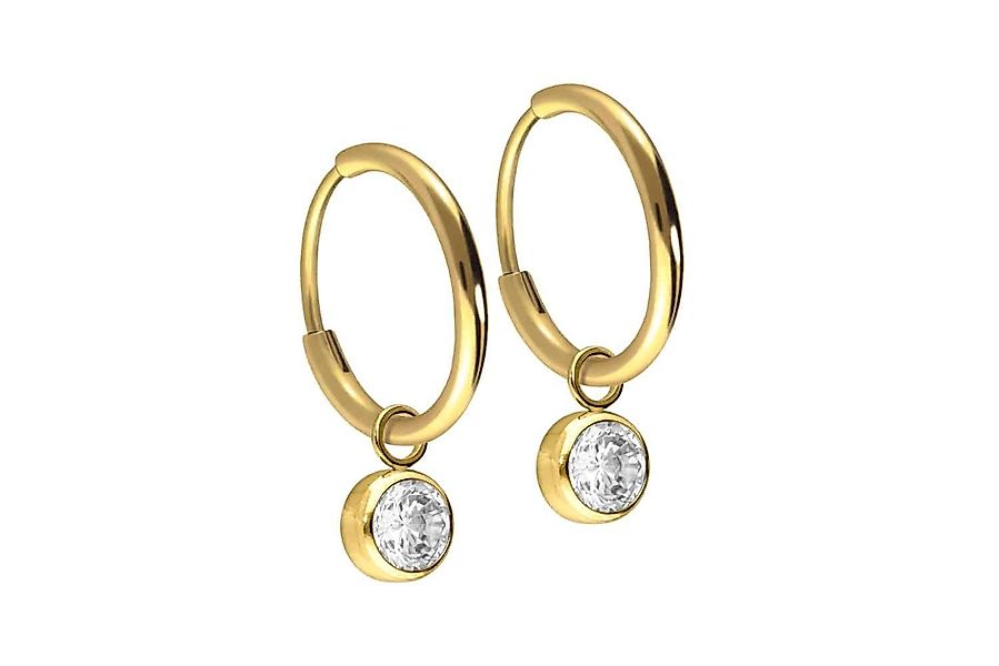 FILANGO Creolen-Set Titan Ohrclicker Creolen RUNDER günstig online kaufen
