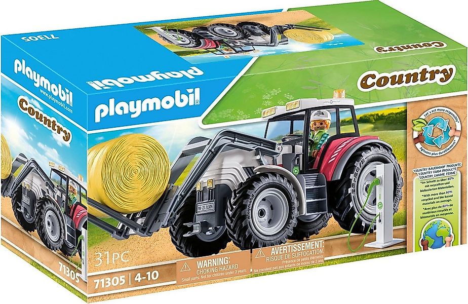 Playmobil® Großer Traktor (71305), Country Konstruktions-Spielset, (31 St), günstig online kaufen