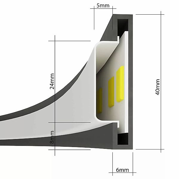 LED-Hängeleuchte Rio 78, waagerecht, 3.000 K, weiß günstig online kaufen