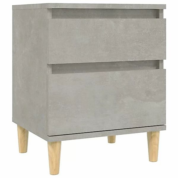 vidaXL Nachttisch Nachttisch Betongrau 40x35x50 cm günstig online kaufen