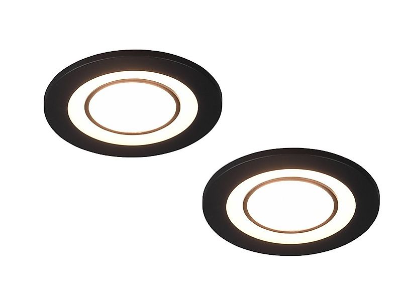 TRIO Leuchten LED Einbaustrahler, LED fest integriert, 2er Set Deckeneinbau günstig online kaufen