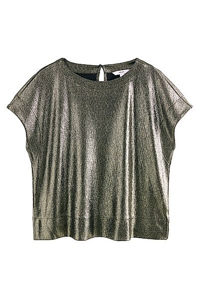 Next T-Shirt Kastiges Metallic-T-Shirt, Kurzgröße (1-tlg) günstig online kaufen