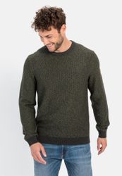 camel active Rundhalspullover aus einem Baumwollmix günstig online kaufen