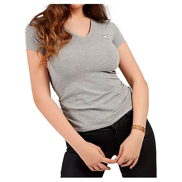 Guess Mini Triangle Kurzärmeliges T-shirt XS Stone Heather Grey M günstig online kaufen