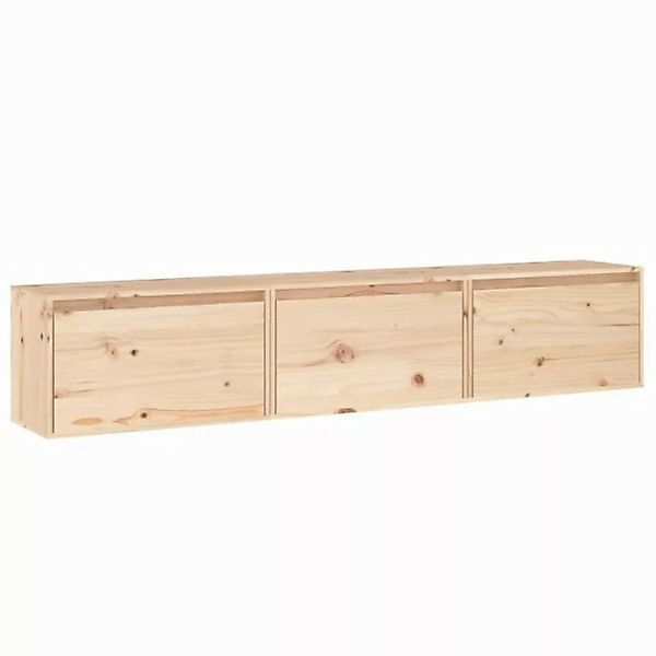 furnicato TV-Schrank TV-Schränke 3 Stk. Massivholz Kiefer (1-St) günstig online kaufen