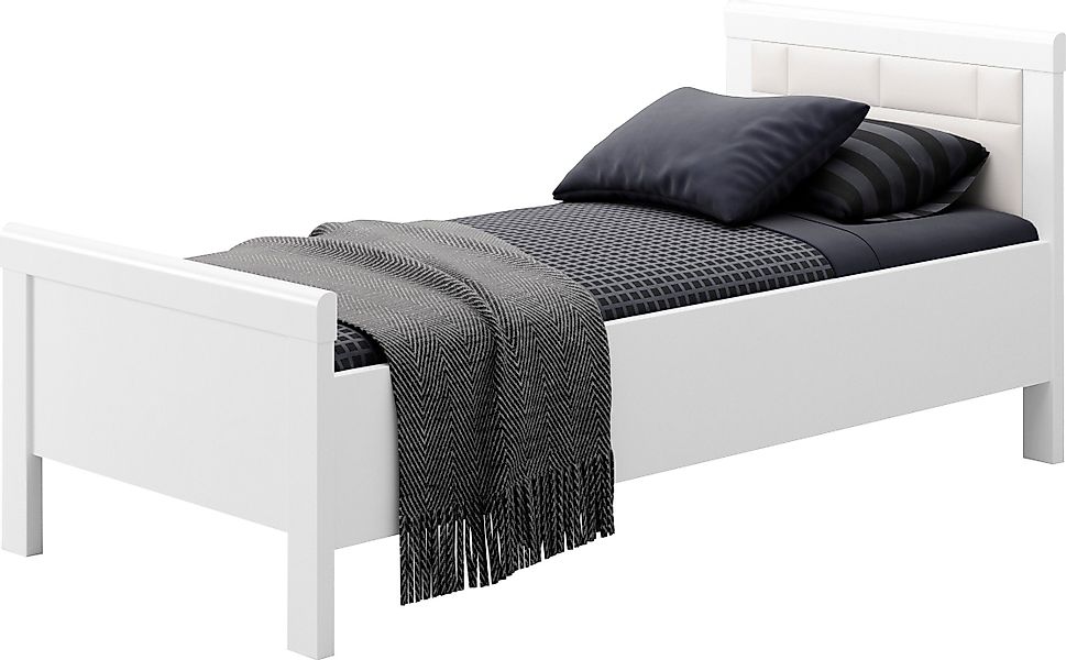 priess Einzelbett Arnsberg, Komforthöhe mit gepolstertem günstig online kaufen