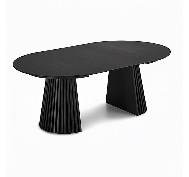 ebuy24 Esstisch Tokyo Esstisch inkl. 2 Zusatzplatten ø120x120-160- günstig online kaufen