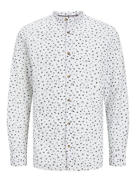 Jack & Jones Langarmhemd JJLINEN BLEND BAND AOP SHIRT LS günstig online kaufen