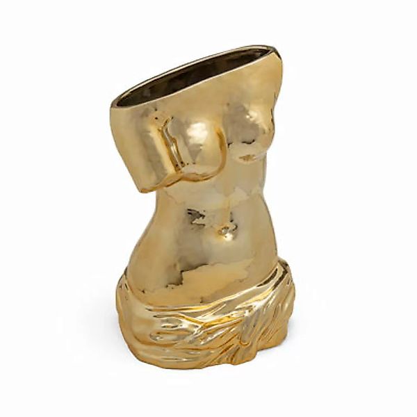 Vase Milo keramik gold / Keramik - H 37 cm - Seletti - Gold günstig online kaufen