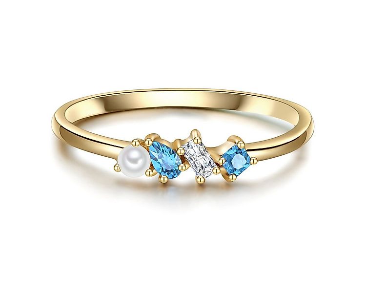 Glanzstücke München Solitärring GSM527 (1-tlg), aus Sterling Silber günstig online kaufen