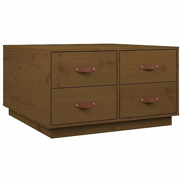 vidaXL Couchtisch Honigbraun 80x80x45 cm Massivholz Kiefer günstig online kaufen