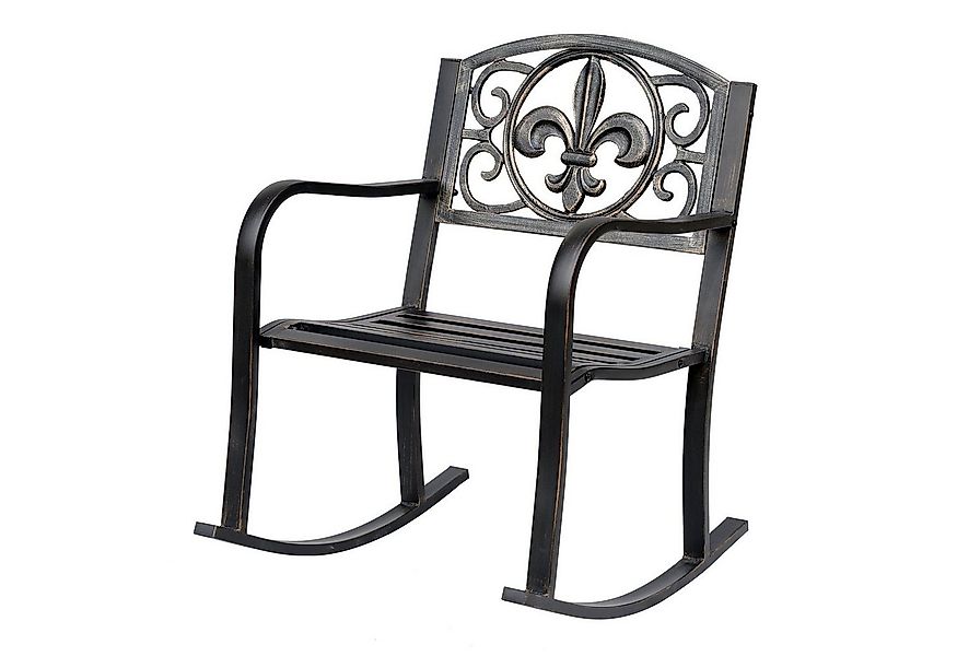 Outsunny Schaukelstuhl Gartenstuhl im Antik-Optik günstig online kaufen