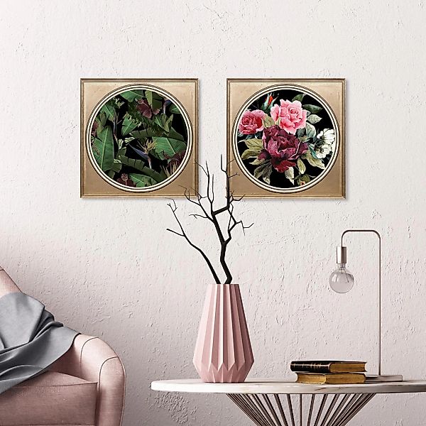 queence Acrylglasbild »Bunter Blumenstrauß II«, Blumen-Blumenbilder-Kunst-P günstig online kaufen