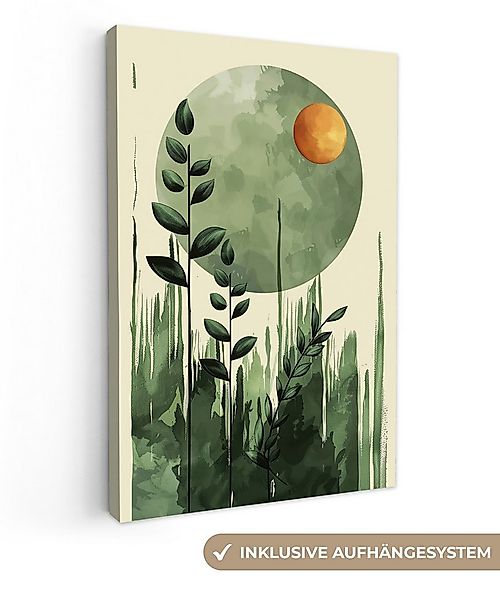 OneMillionCanvasses® Leinwandbild Abstrakt - Natur - Kunst - Sonne - Modern günstig online kaufen