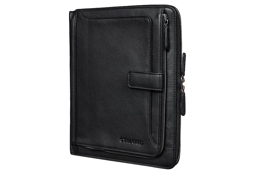 STILORD Konferenzmappe "Colby" Konferenzmappe A4 mit Ringbuch Leder günstig online kaufen