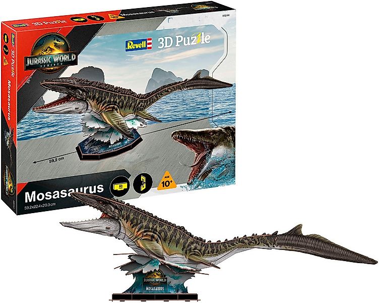 Revell® 3D-Puzzle Jurassic World Rebirth Dinosaurier Mosasaurus, 83 Puzzlet günstig online kaufen