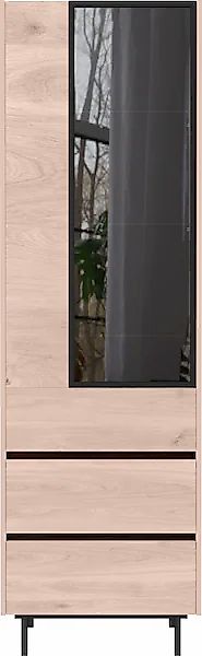 GERMANIA Vitrine »Cantoria«, Tür mit Glaseinsatz aus Rauchglas in Grau, ink günstig online kaufen