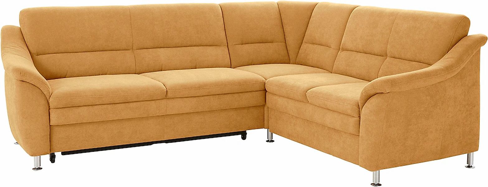 sit&more Ecksofa »Cardoso L-Form«, mit Federkern, wahlweise mit Bettfunktio günstig online kaufen