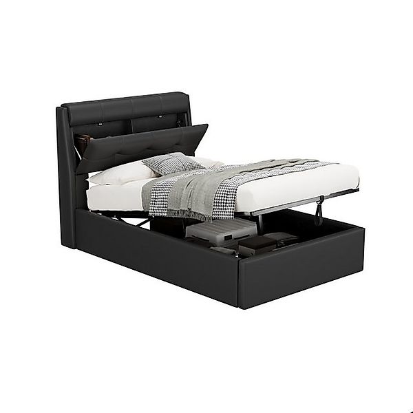 BlingBin Polsterbett Stilvolles Einzelbett, Hydraulisches Bett, günstig online kaufen