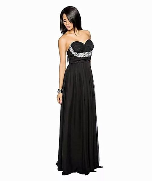 Atixo Abendkleid Bandeau-Abendkleid Maxikleid langes Partykleid mit Schmuck günstig online kaufen