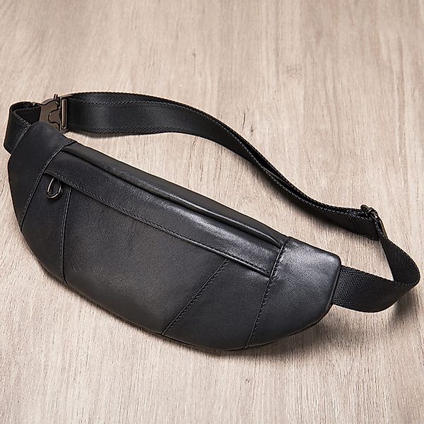 YUBRO-STUDIO Bauchtasche Herren Leder Gürteltasche Bauchtasche günstig online kaufen
