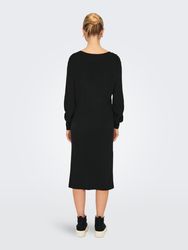 ONLY Shirtkleid Midi-Länge V-Ausschnitt Ballonärmel (lang) günstig online kaufen