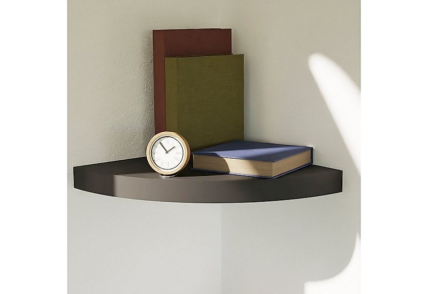 Mojawo Wandregal Eckregal Wandregal Bücherregal Schweberegal Schwarz Regal günstig online kaufen