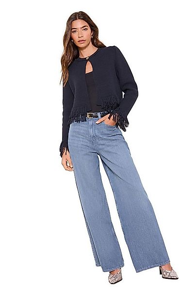 LIPSY Strickjacke Lipsy geknöpfte Strickjacke mit Fransen (1-tlg) günstig online kaufen