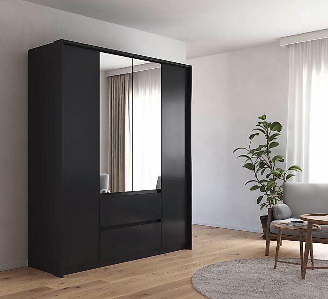 rauch Drehtürenschrank "Mainz mit Spiegel und Passepartout" optional mit Be günstig online kaufen