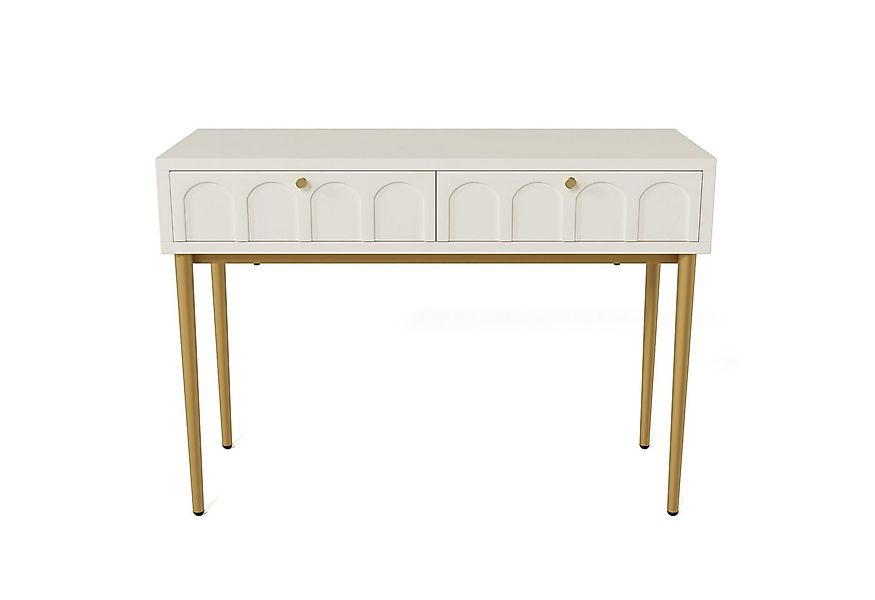 i@home Schminktisch mit 2 Schubladen 76.5cm Höhe,Schlafzimmer Highboard Wei günstig online kaufen