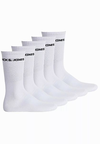 Jack & Jones Tennissocken "JACBASIC LOGO TENNIS SOCK 5 PACK NOOS", (Packung günstig online kaufen