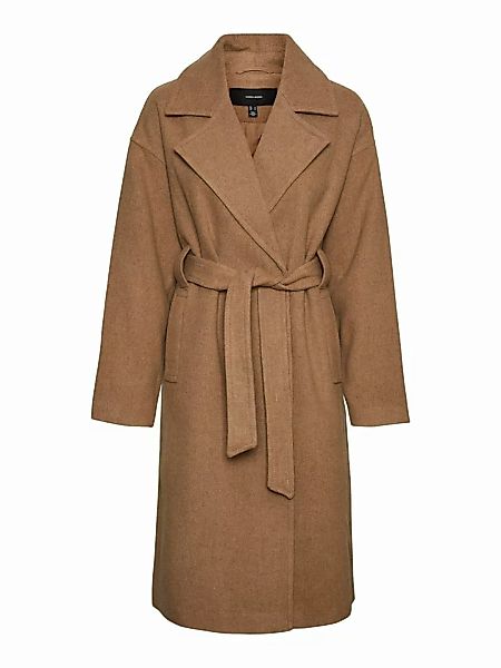 VERO MODA Longline Mantel Damen Braun günstig online kaufen