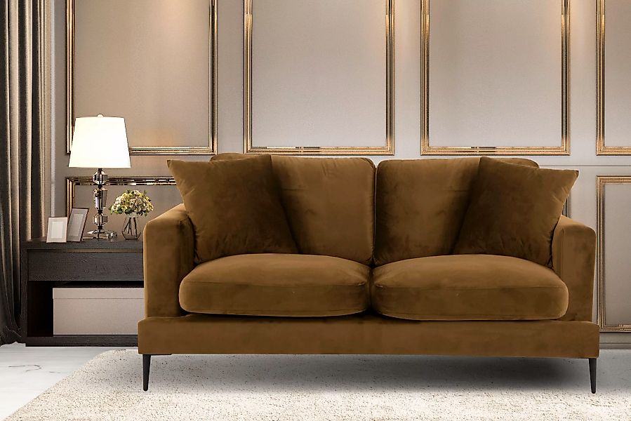 Leonique 2-Sitzer "Cozy elegantes Designsofa, Maße B/T/H: 151/97/80 cm", mi günstig online kaufen